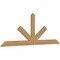 Ekena Millwork Saratoga Smooth Timber Gable Bracket, Western Red Cedar, 96"W x 36"H x 1 1/2"D x 5 1/2"F, 9/12 Pitch GBW096X36X0206SAR00SWR - alternate 5